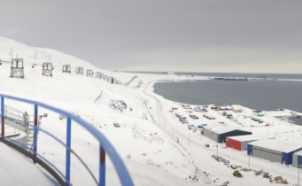 Obraz podglądu z kamery internetowej Longyearbyen Spitsbergen - harbor